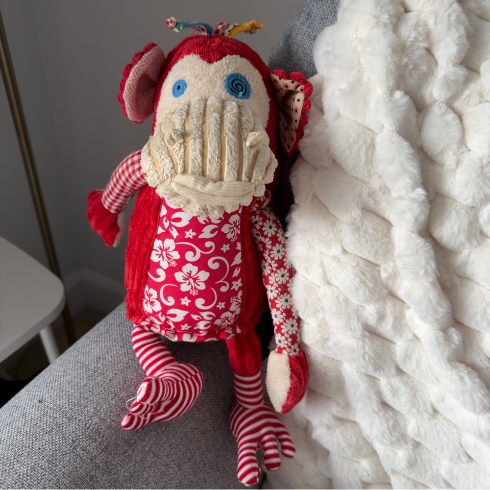 Bogos The Monkey Plush Toy By Les Deglingos